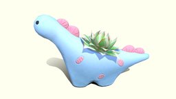 Cute Dinosaur Plant Planter Pot ( LP )