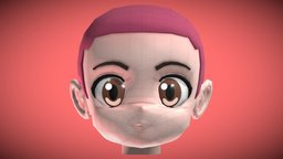Anime Boy Head Type E (+60 Facial Morphs)