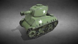 Mini Sherman Tank