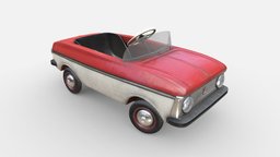 Toy Car. High-Poly model.