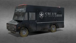 SWAT Police Van