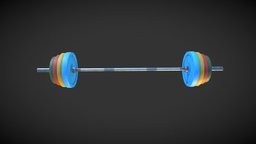 Gym Barbell & Weight Plates