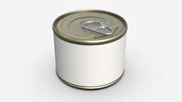 Canned food round tin metal aluminum can 016