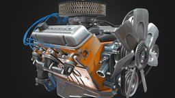 car engine (Pontiac )