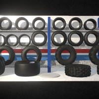 Wheel pack V.1 Tires Unity Asset (Coming Soon)
