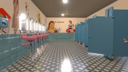 50s restroom