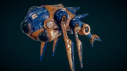 Sci-fi Submarine Drone