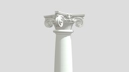 Doric Column with capital