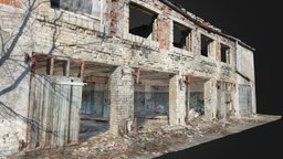 Abandoned Destroyed Soviet Car Repair Shop