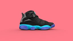 Air Jordan 6 Rings Aqua Sneaker