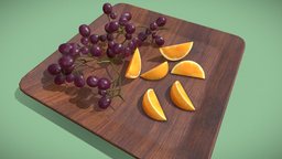 Grapes_And_Orange_Slice_FBX