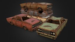 Lowpoly Wasted Cars