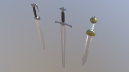 Swords Props I Low-poly