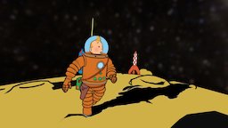TINTIN Explorers on the Moon