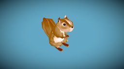 Squirrel Game Ready Asset