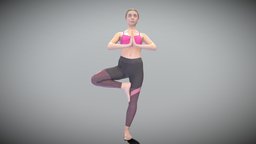 Young woman practicing yoga 351