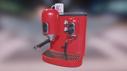 Red Espresso Machine