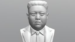 Kim Jong-un bust for 3D printing
